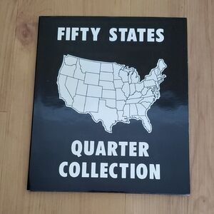Black Fifty States Quarter Collection Display